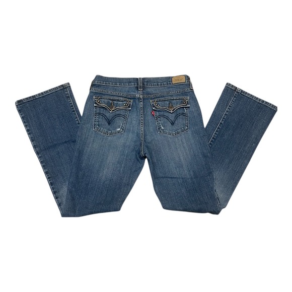 Levi's 515 Bootcut Jeans Women Blue Denim Flare Leg Size 6 M - Picture 7 of 7